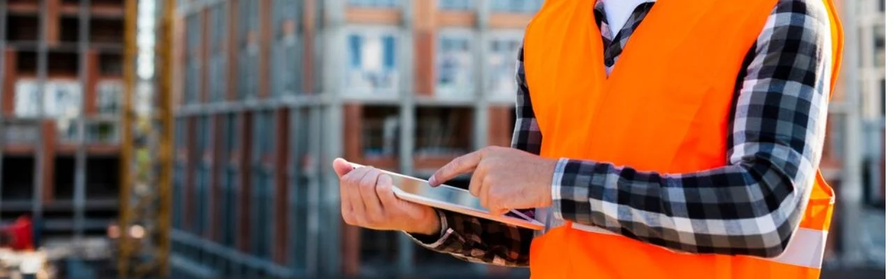 portada tipos de logística-hombre con chaleco naranja
