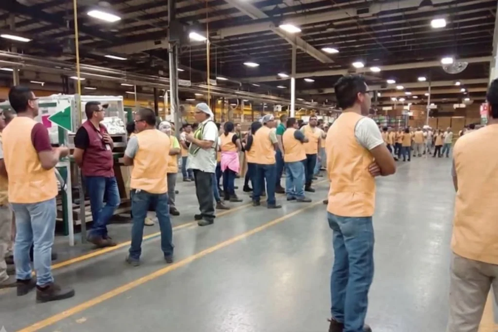 retrasos aduana paro de linea mexico
